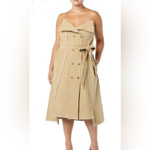 Making the Cut Season 3 Episode 4 Yannik's Deconstructed Trench Coat Dress Large